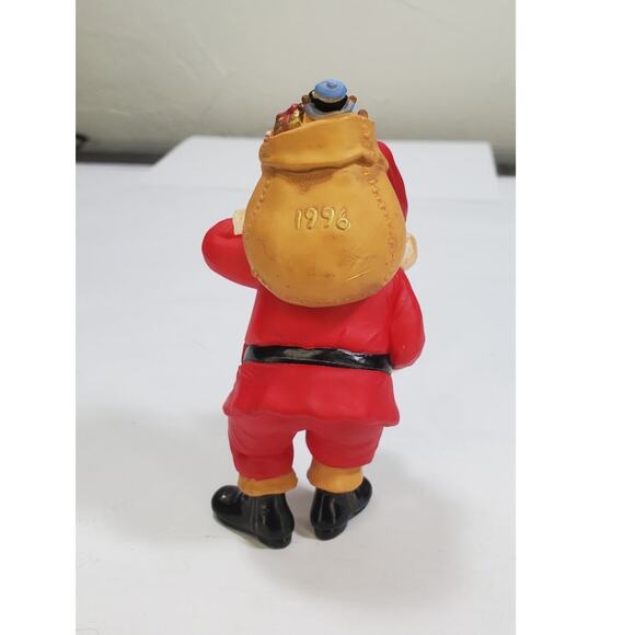 Vintage Hallmark Keepsake Ornament 1996 Making His Rounds African-American Santa - Picture 5 of 8